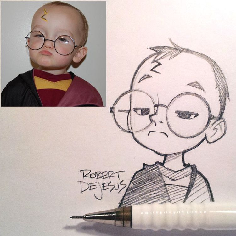 750x750 Anime Characters From Real People By Robert De Jesus Pencil Art