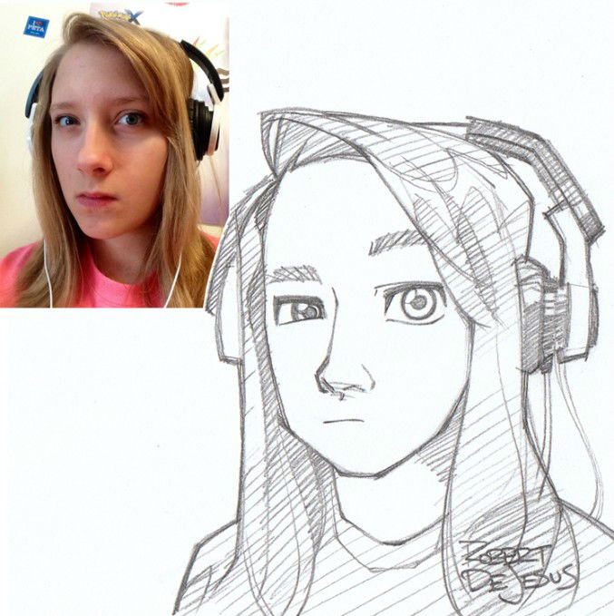 677x679 Real People Turned Into Anime Characters Anime Characters, Real