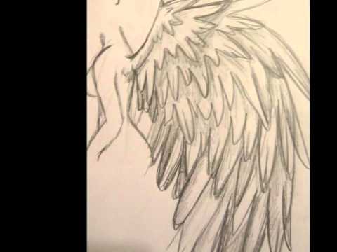 480x360 Tutorial How To Draw Angel Wings