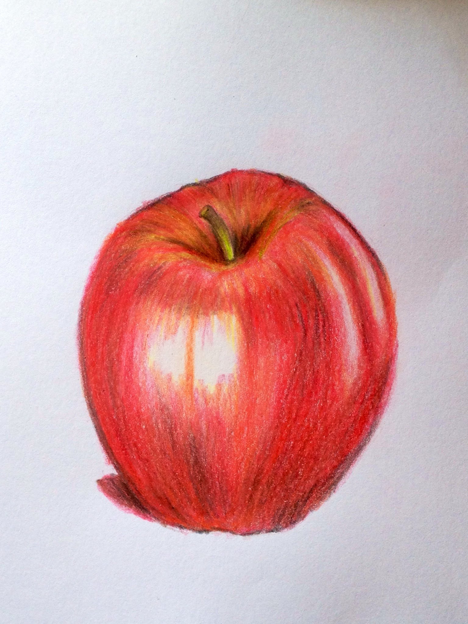 Realistic Apple Drawing at GetDrawings Free download