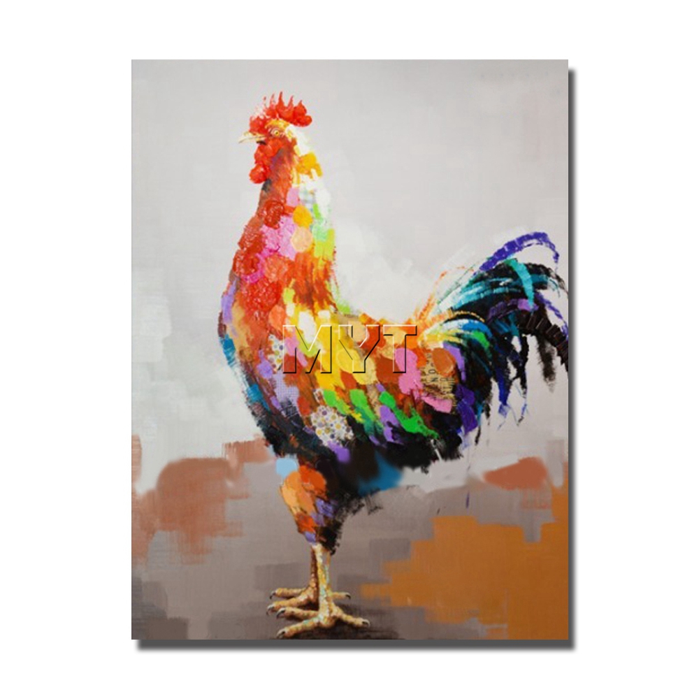 1000x1000 Rooster Oil Painting Realistic Animal Oil Painting 3d By Hand