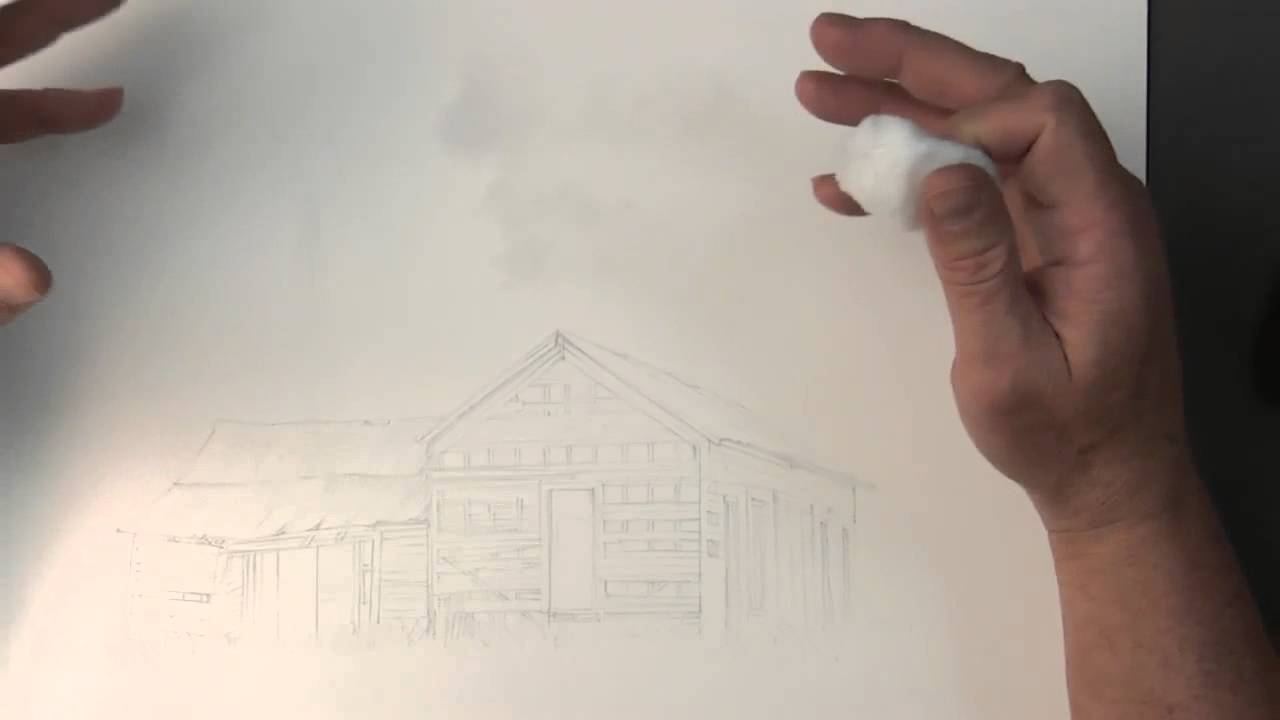 1280x720 Draw Realistic Clouds With A Cotton Ball!