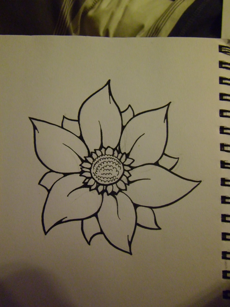 Realistic Flowers Drawing at GetDrawings | Free download
