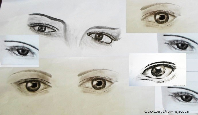 Realistic Human Eye Drawing at GetDrawings | Free download