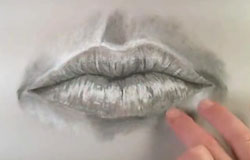 250x160 To Draw A Realistic Mouth With Charcoal