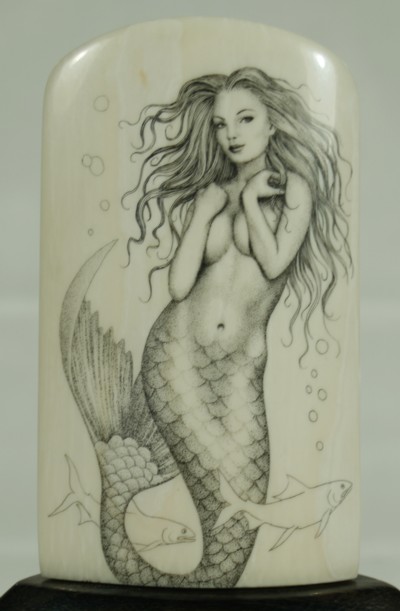 400x611 Gallery For Gt How To Draw Realistic Mermaids Painting Ideas