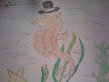 350x262 How To Draw Seahorses Drawing Tutorials Amp Drawing Amp How To Draw