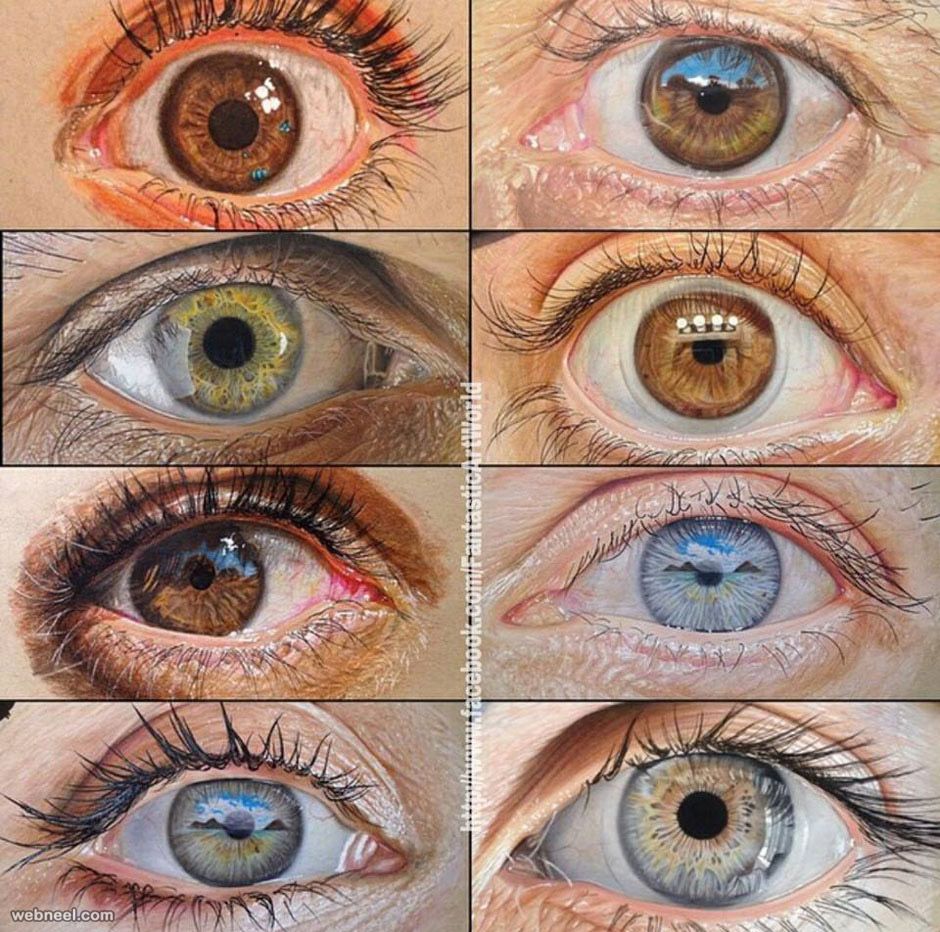 940x932 60 Beautiful And Realistic Pencil Drawings Of Eyes Realistic