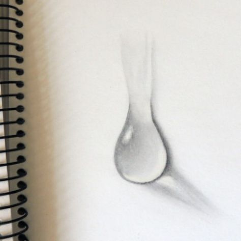 474x474 How To Draw A Water Drop Water, Draw And Watercolour Tutorials