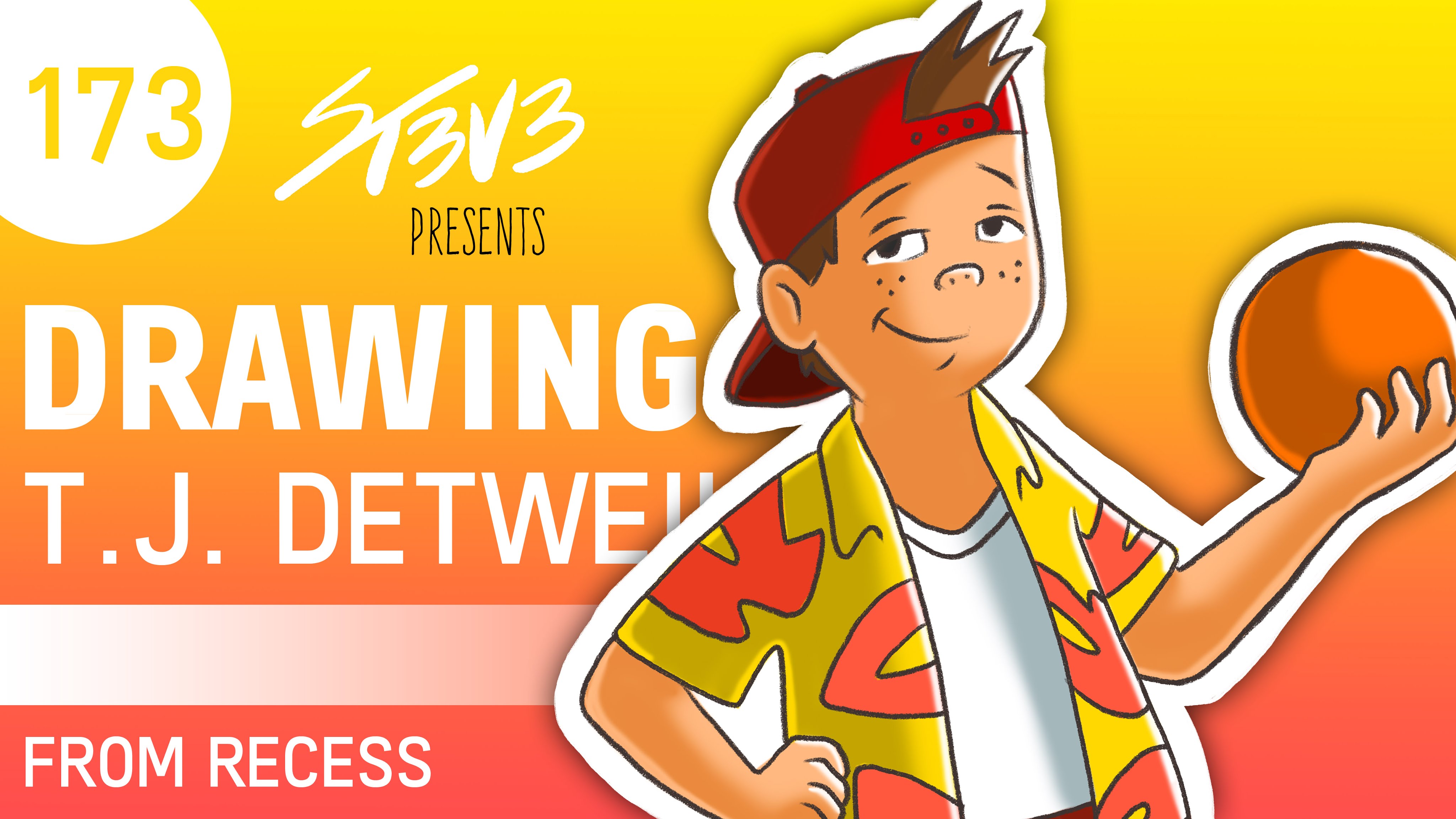 4096x2304 173 Drawing T.j. Detweiler (From Disney's Recess)