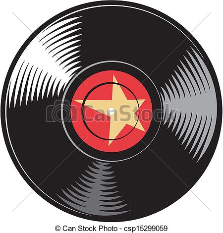 450x470 Vector Vinyl Disc (Record) Clipart Vector