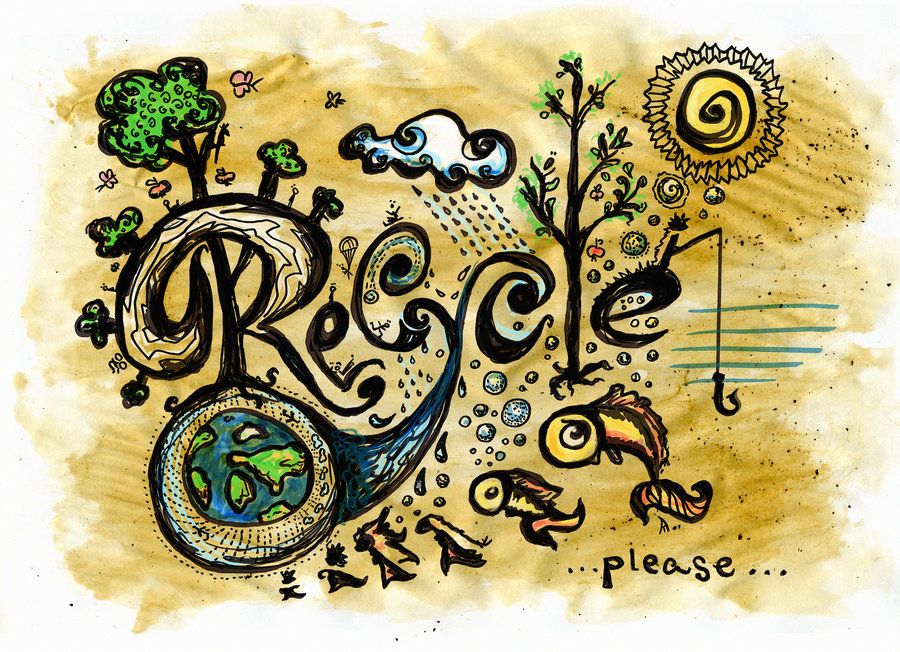 900x652 Recycle By Taneushka, For Ecopera Project Eco Friendly, Green