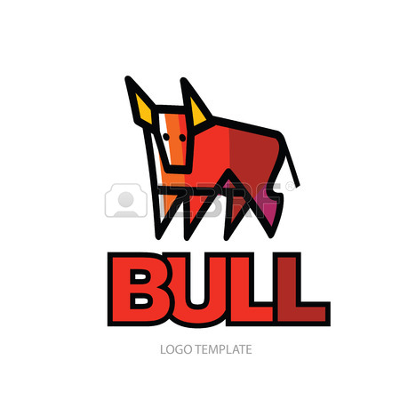 450x450 Colorful Stylized Drawing Of Going Red Bull Royalty Free Cliparts