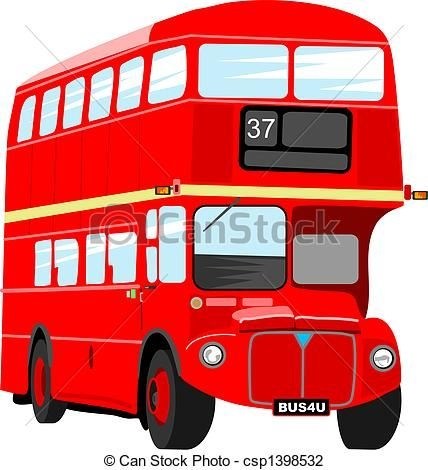 428x470 London Red Bus Drawing Truck New Ideas