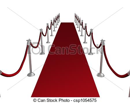450x357 Illustration Of A Red Carpet Entrance Stock Illustrations