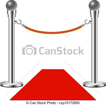 450x449 Red Carpet %u2013 No Entry Isolated On White Background Eps