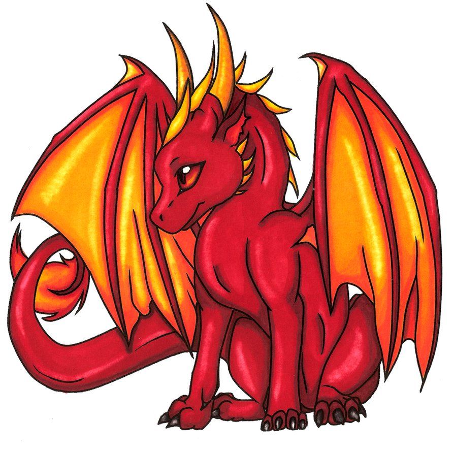 894x894 Red Dragon Line Art Color By 11thangel Art Red
