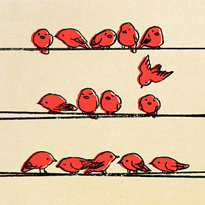 300x300 Red Drawings Fine Art America