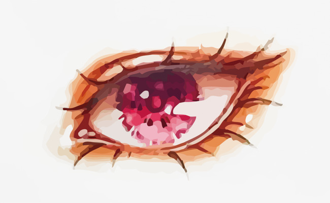 650x400 Vector Red Eyes, Watercolor, Gules, Eye Vector Png And Vector