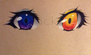 320x193 An Oldish Drawing Of A Pair Of Eyes.