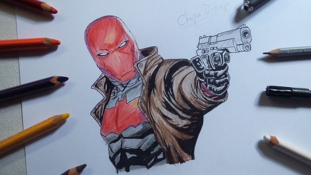 1280x720 Dibujo De Red Hood Drawing Red Hood (Chapa Dibuja Vs Joselyx98