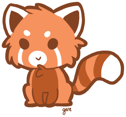 530x490 Red Panda By Tsungere Clipart Panda
