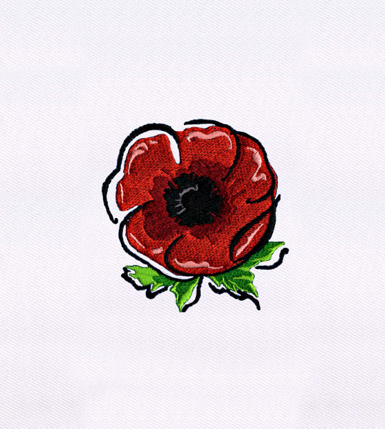 560x625 British Red Poppy Flower Embroidery Design Embmall