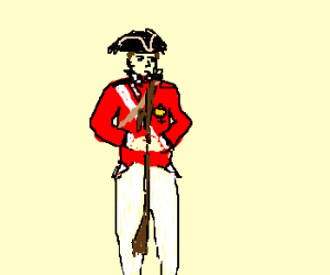 300x250 Redcoat (Drawing By Exometr)
