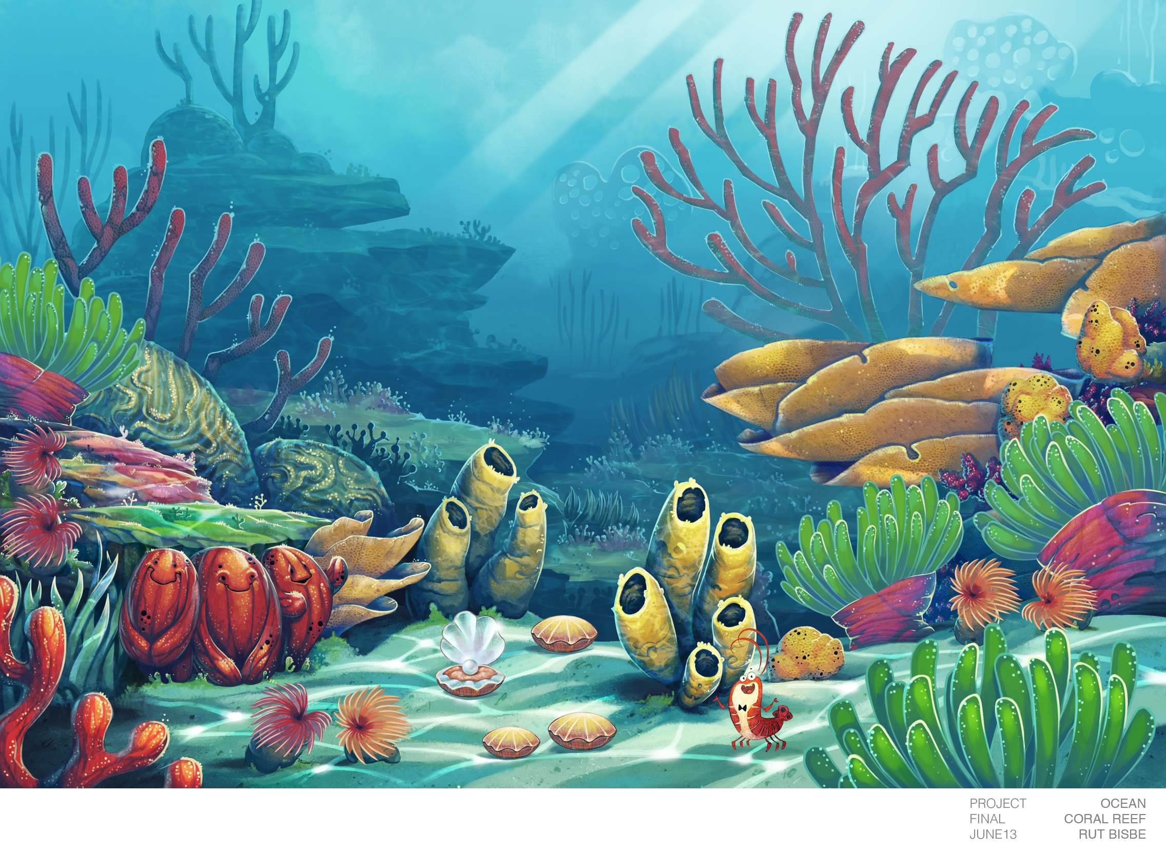 2272x1660 Coral Reef Drawings Drawn Coral Reef Underwater