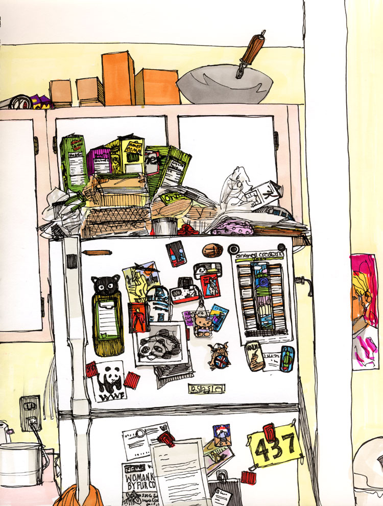 750x990 Refrigerator Sarah Morrissey