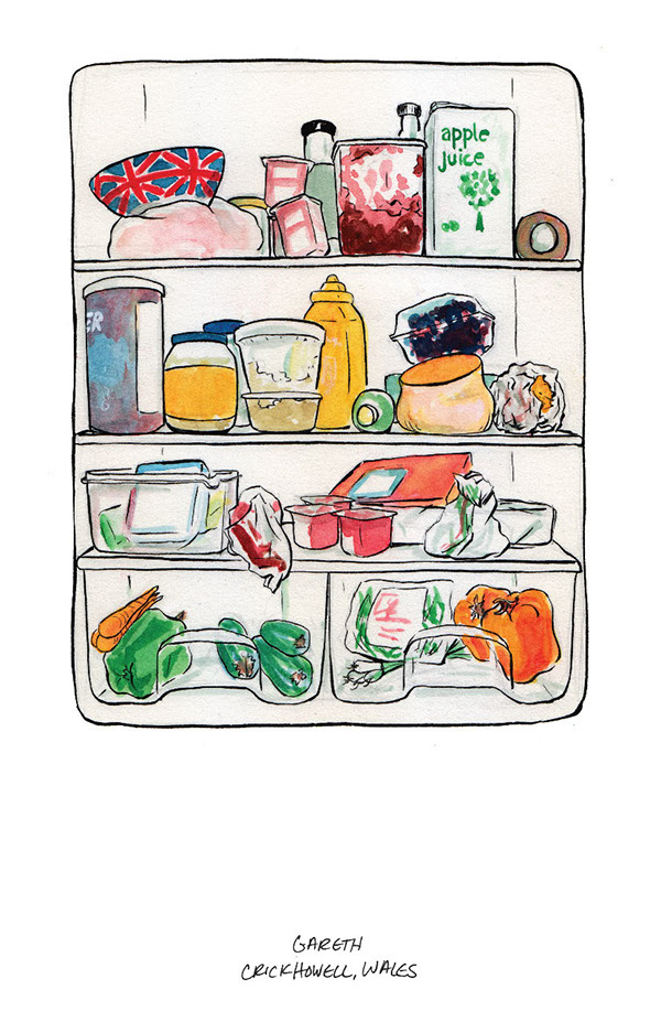 600x927 What's In Your Fridge On Behance Food Illustration