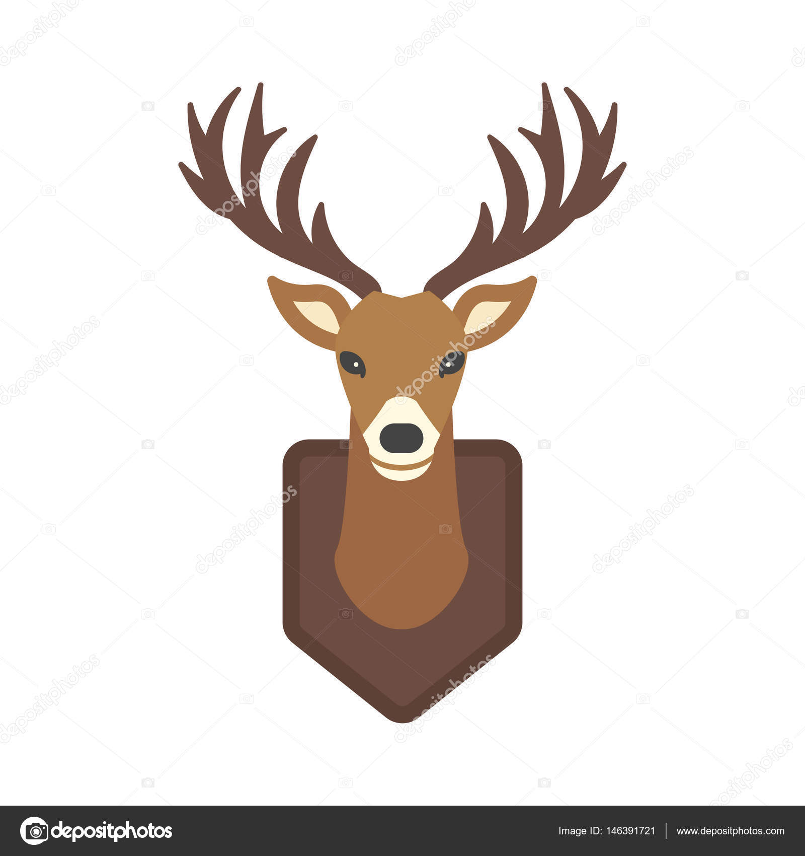 1600x1700 Deer Head Wild Silhouette Mammal Reindeer Wildlife Antler Graphic