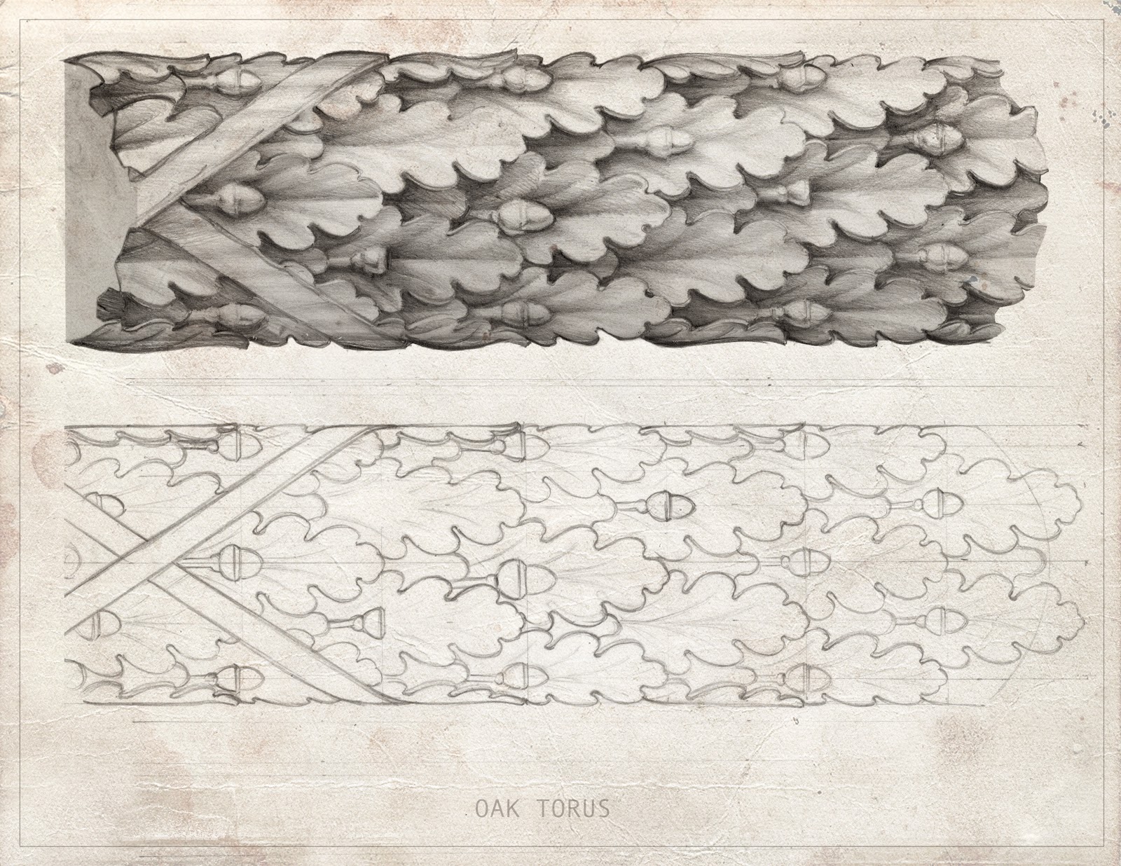 1600x1236 Surface Fragments Hand Carved Wooden Relief Ornament