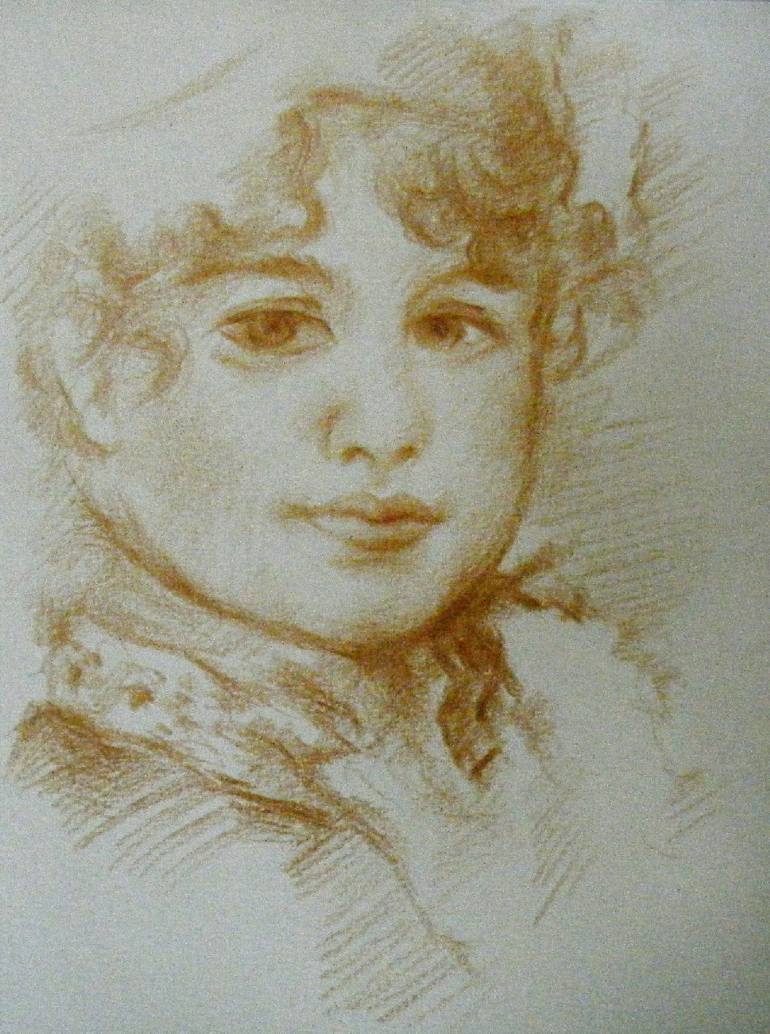 770x1034 Saatchi Art After Pierre Auguste Renoir Drawing By Waldemar A.s.