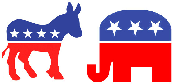 575x272 Political Animals Republican Elephants And Democratic Donkeys