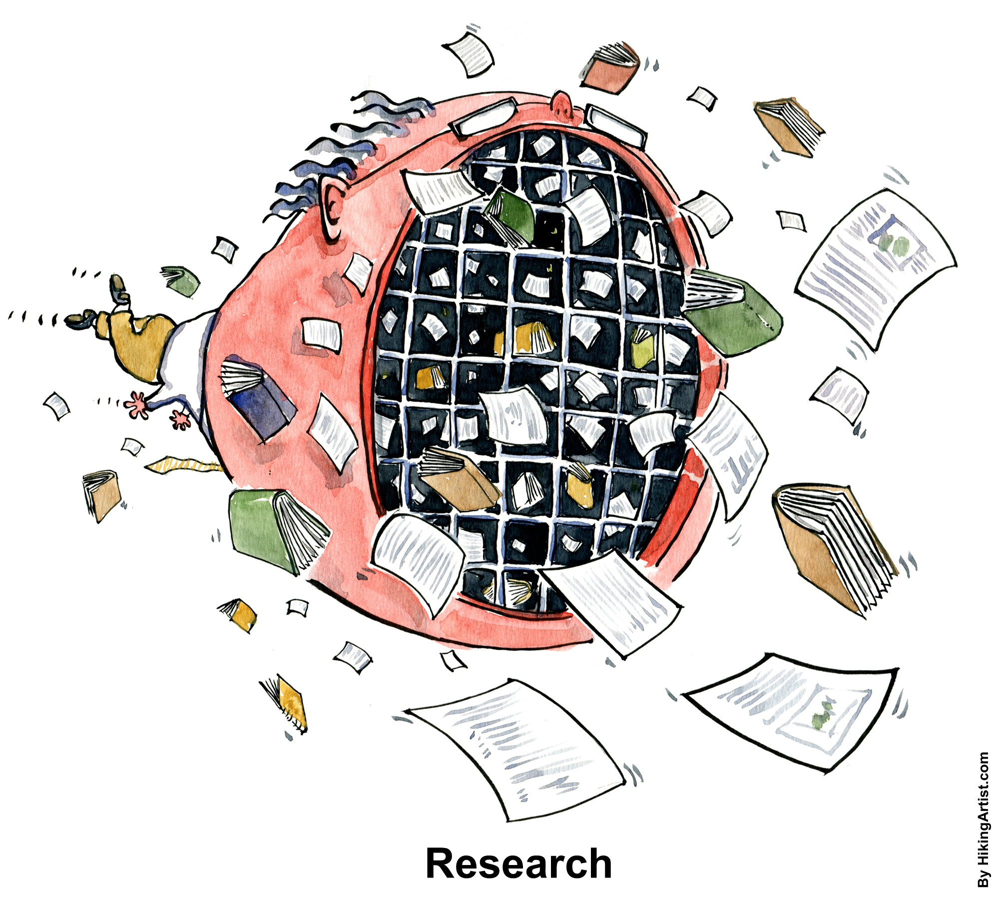 2000x1795 Researcher (Academicus Researchtius) The Hiking Artist Project