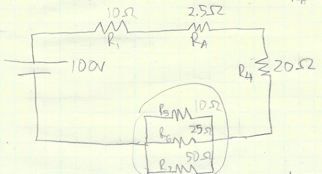 1024x555 Solving A Simple Circuit Diagram With A Single Voltage Source