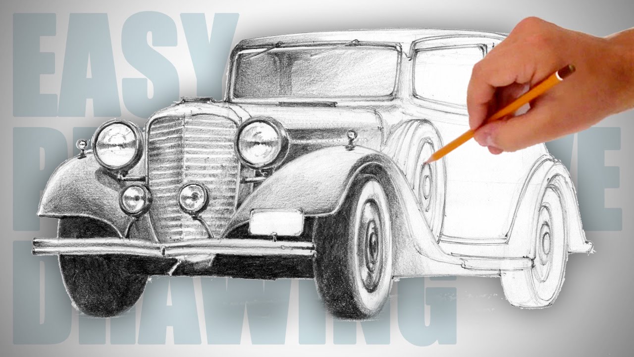 1280x720 How To Draw A Retro Car