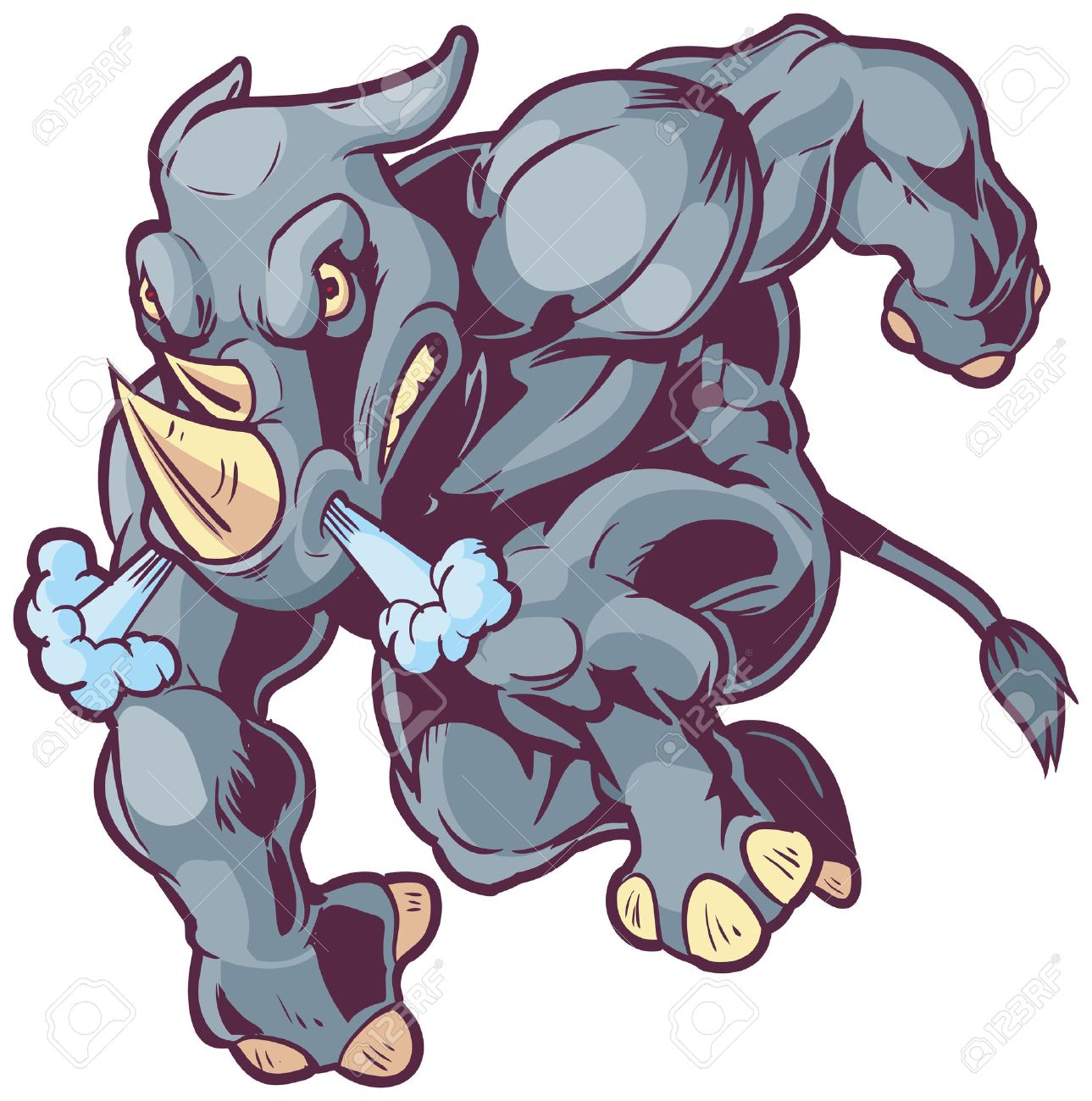1289x1300 Rhinoceros Cartoon Stock Photos. Royalty Free Business Images