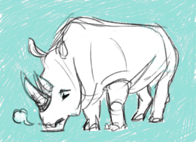 397x288 Rhino Drawings Tumblr