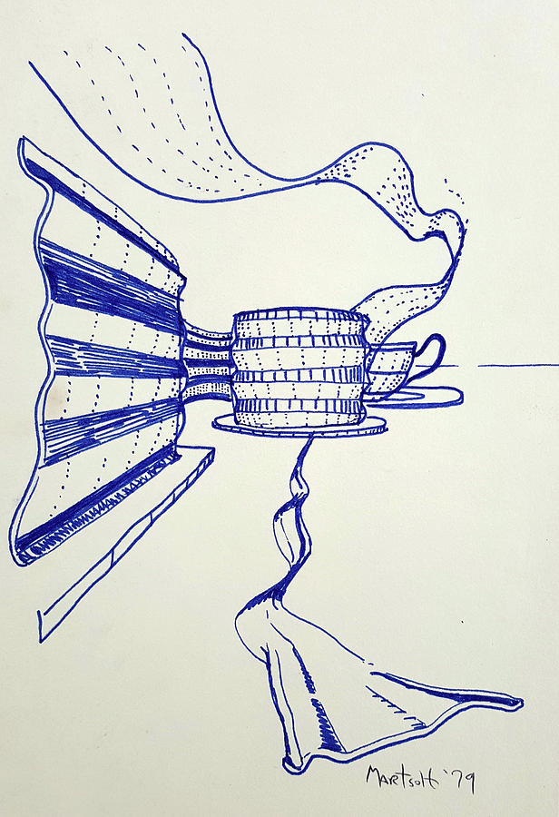 616x900 Ribbons Drawing By Dave Martsolf