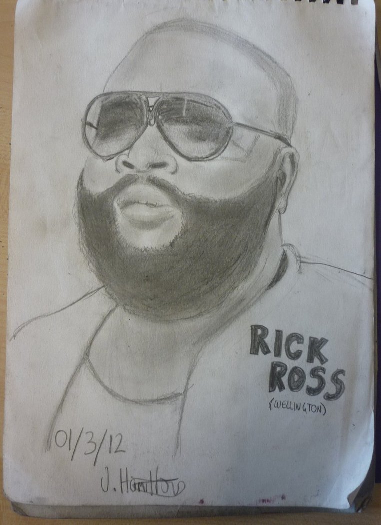 762x1048 Rick Ross Drawing By Jerryhamilton15