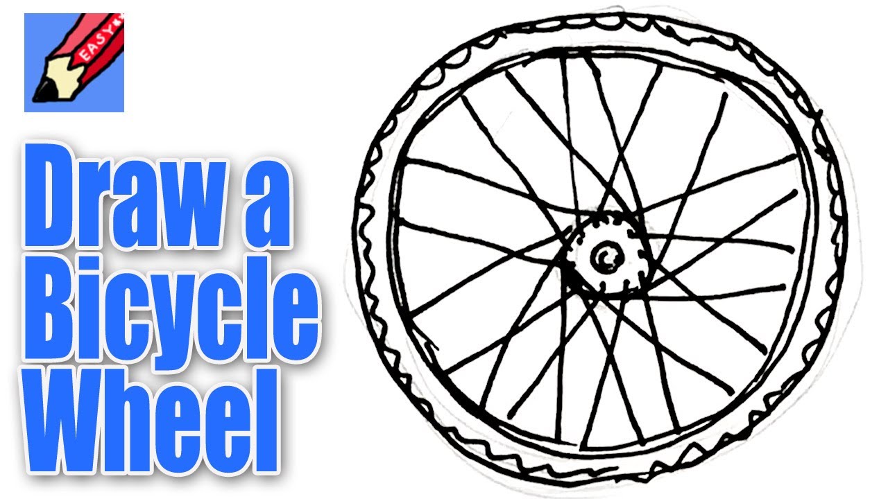 1280x720 How To Draw A Bicycle Wheel Real Easy