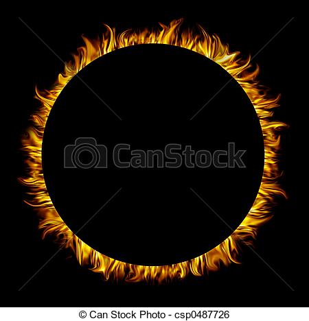 450x468 Fire Ring Stock Illustration