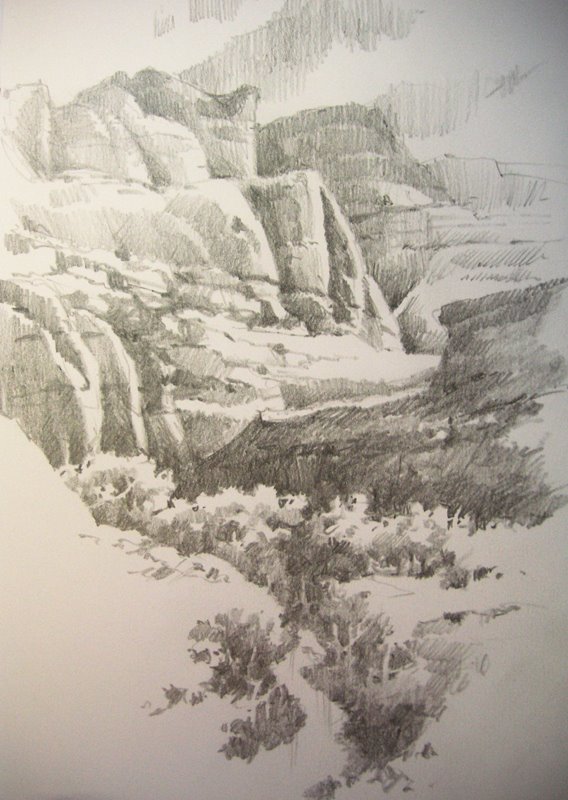 568x800 Roland Lee Travel Sketchbook Sketchbook Drawings Of Capitol Reef