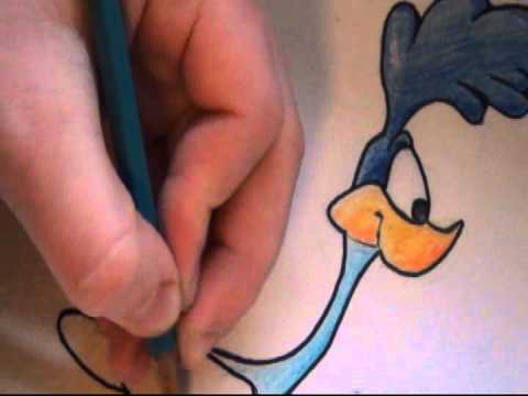 480x360 Drawing Road Runner (From Looney Tunes)
