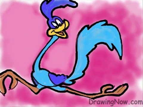 480x360 How To Draw A Roadrunner Cartoon