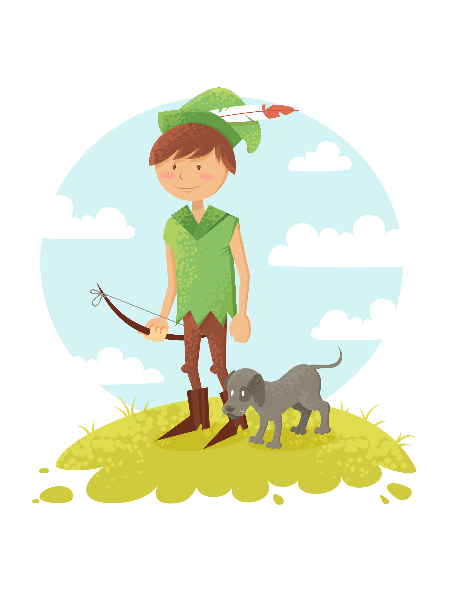1800x2400 Illustrator] Learn How To Draw Robin Hood From Scratch!
