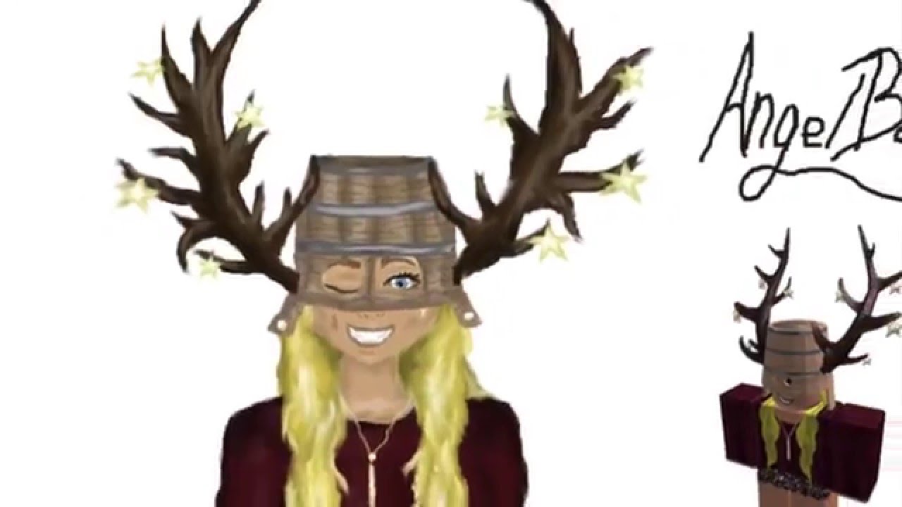 1280x720 Drawing Of Roblox Character (Angelbaumz)