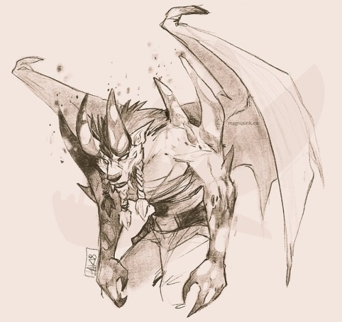 500x470 Just A Red Dragon Drawing